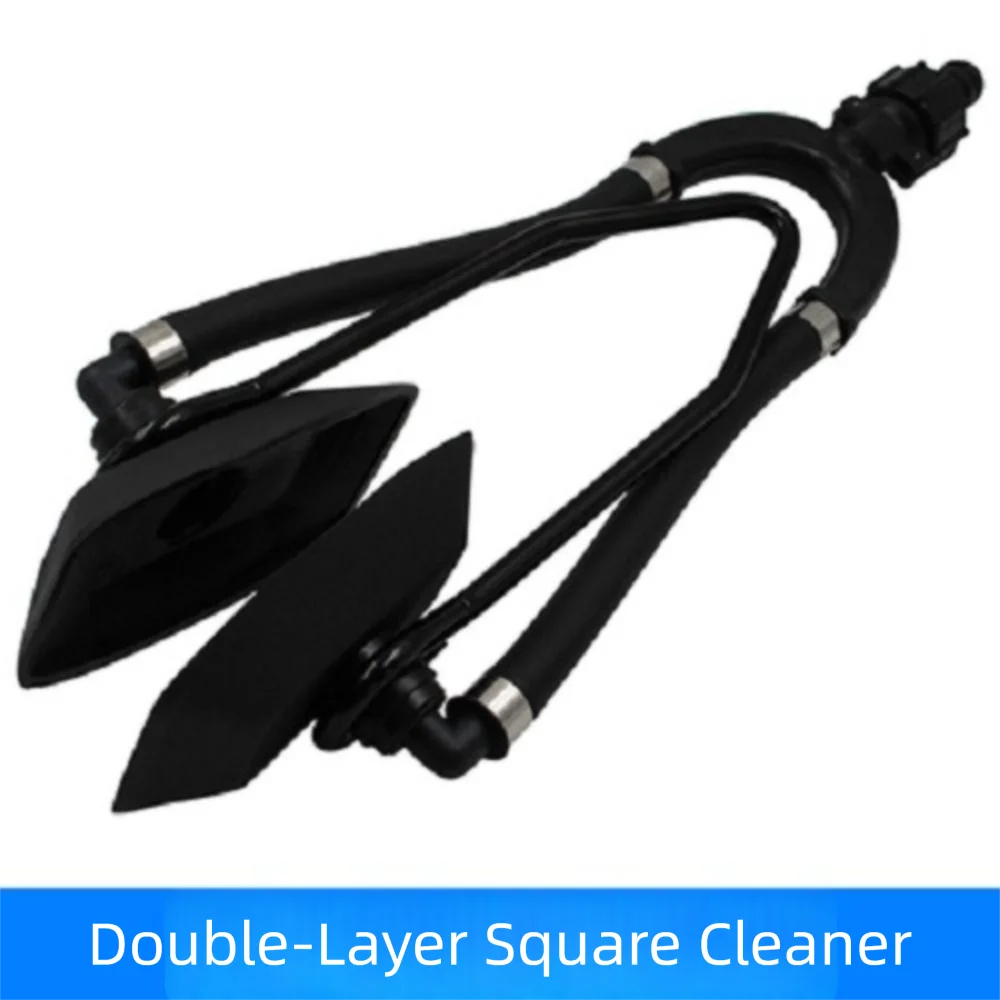 Universal Outboard Motor Water Flusher Dual Water Feed Round Ear Cups Engine Flusher Large Rectangular Sand Salt Flush