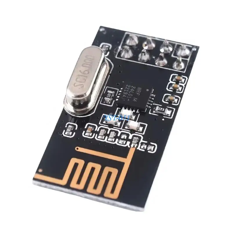 E15A Compacted 2.4GHz NRF24L01 Transceiver Module With Integrated Antennas Suitable For DIY Electronics And Maker Projects