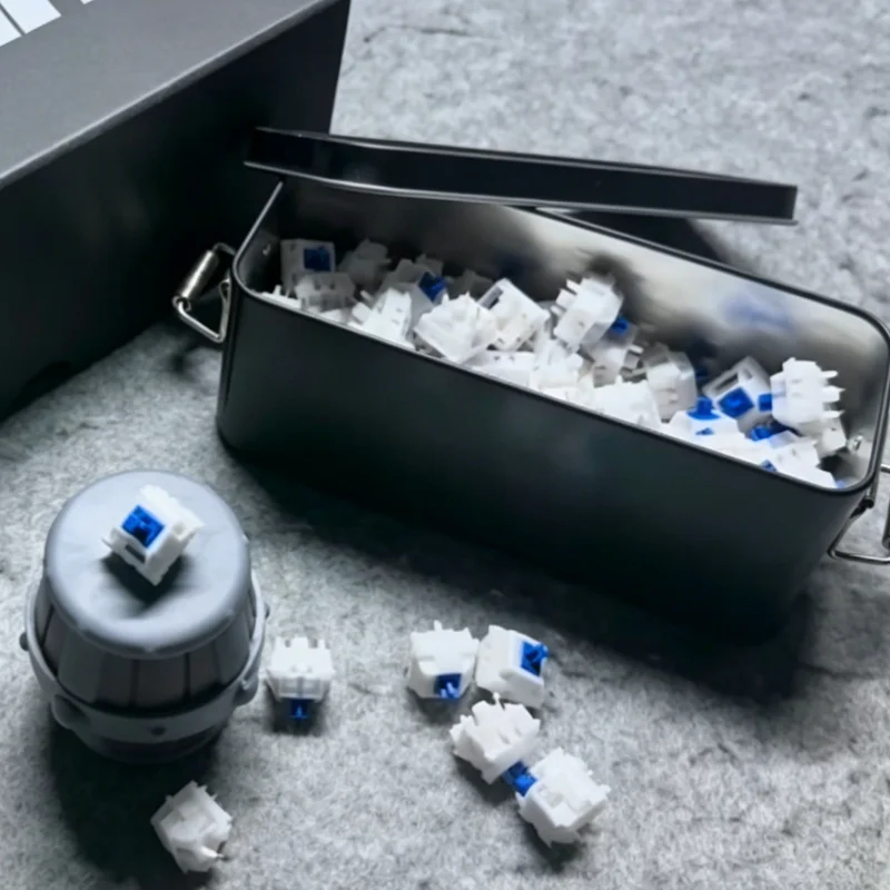 WUHAI KeyGeek Klein Switch 40g 45g 5 Pinos, Interruptores Lineares com Som Suave, UPE L4, Lubrificação Fina e Suave, Interruptor de Teclado Mecânico