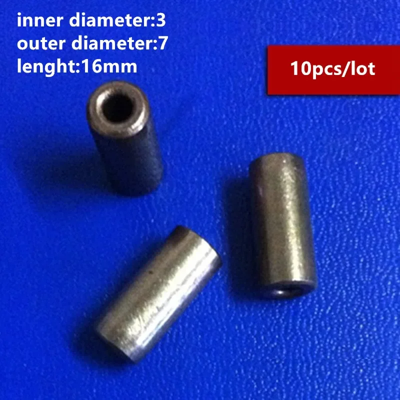 10pcs/lot Inner Diameter 3mm Outer Diameter 7mm Lenght 16mm Precision Oil Bearing Self Lubricating Small Bearing gear