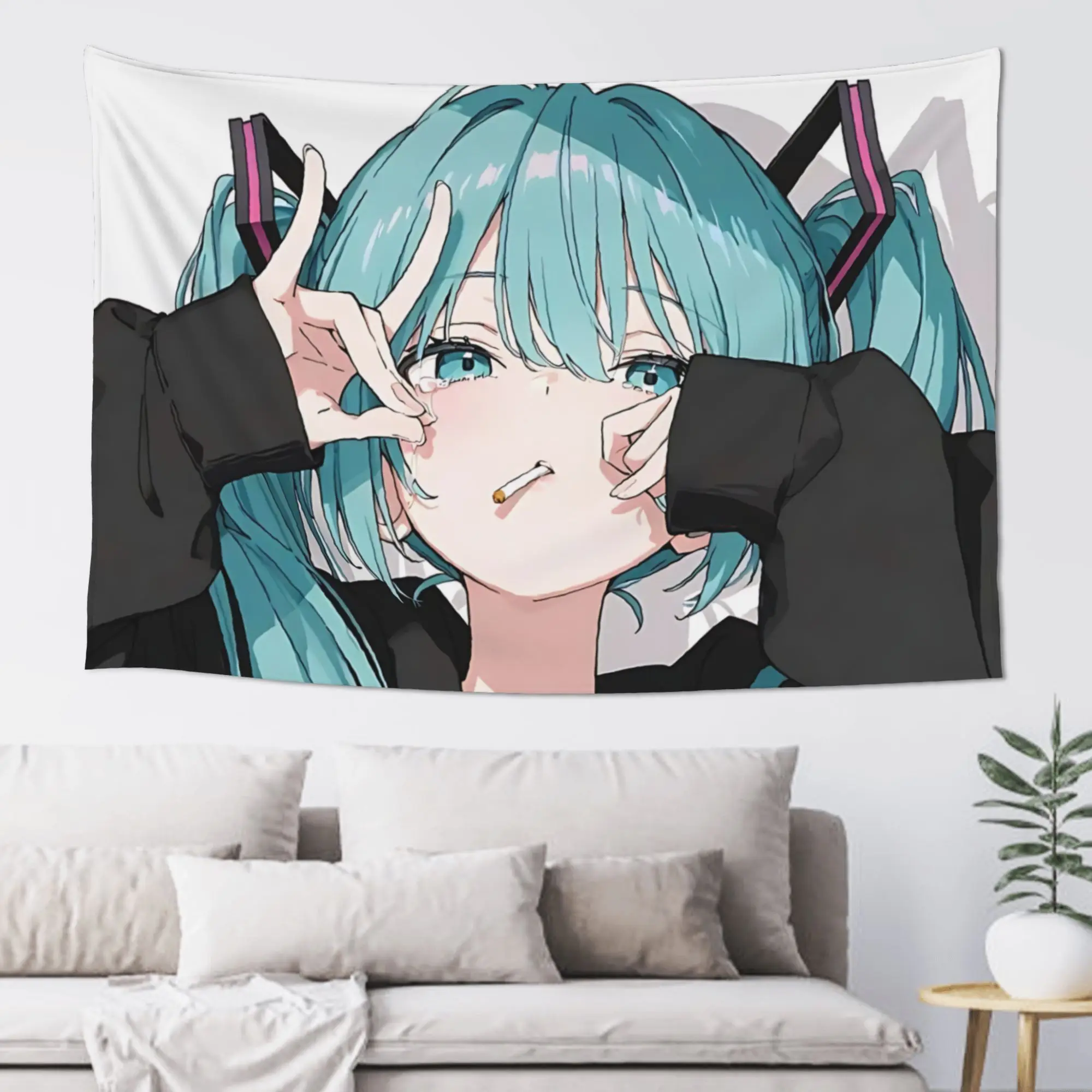 tapete-decorativo-com-a-imagem-de-hatsune-miku-no-estilo-«cutecore»-para-decorar-o-quarto-ideal-para-pendurar-na-parede-um-acessorio-moderno-para-o-ambiente