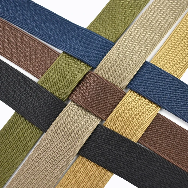 1-5M 38mm Nylon Webbing Straps 2.4mm Thick Ribbon Band Decorative Braid Belt Sling Bias Binding Bag Strap DIY Sewing Accessories