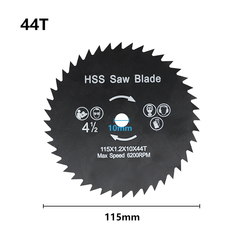 CMCP HSS Saw Blade 89x10mm 44T/60T  Circular Saw Blade Nirtide Coated Wood Metal Cutting Tool Saw Disc