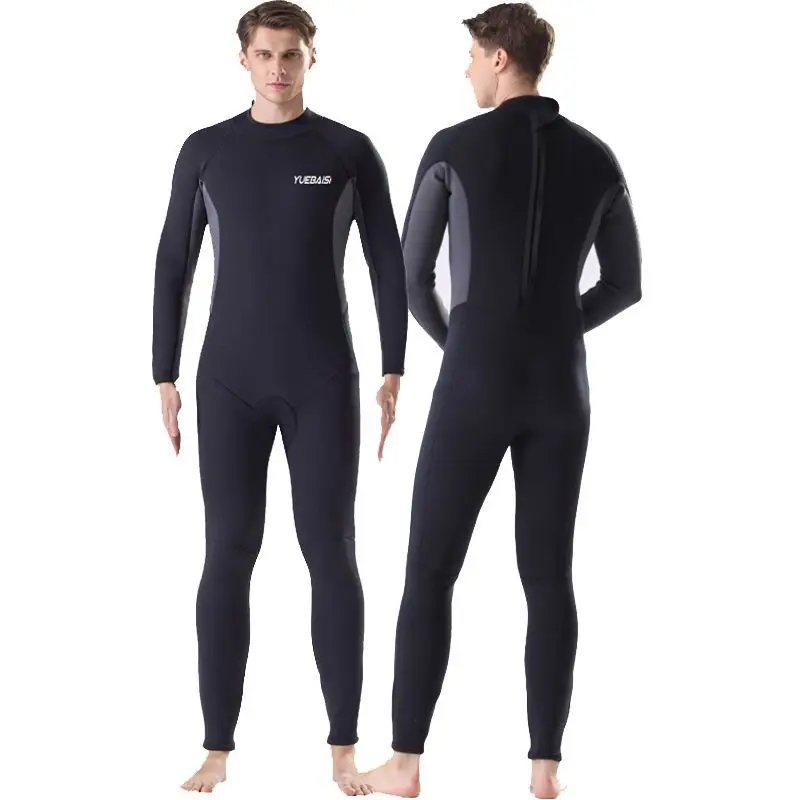 Original Thickened 3mm Diving Surf Suit, Deep Diving Scratch-proof Jellyfish Wet Suit Snorkeling Swimsuit Equipment