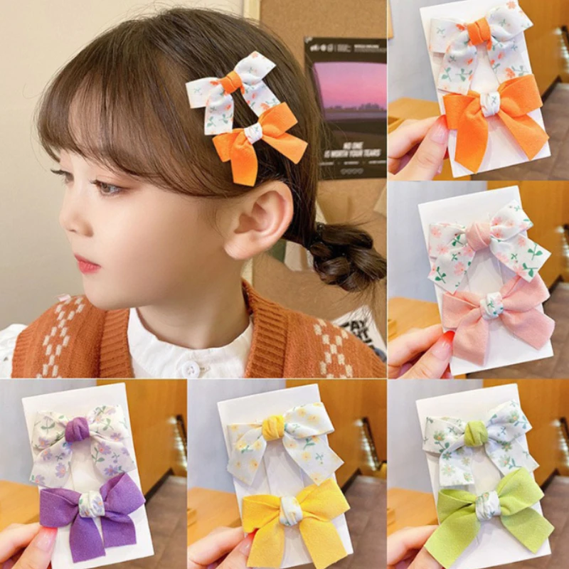 Jepit Rambut Bunga untuk Anak Perempuan & Remaja – Jepit Rambut Warna Permen dengan Bentuk Pita & Kupu-kupu