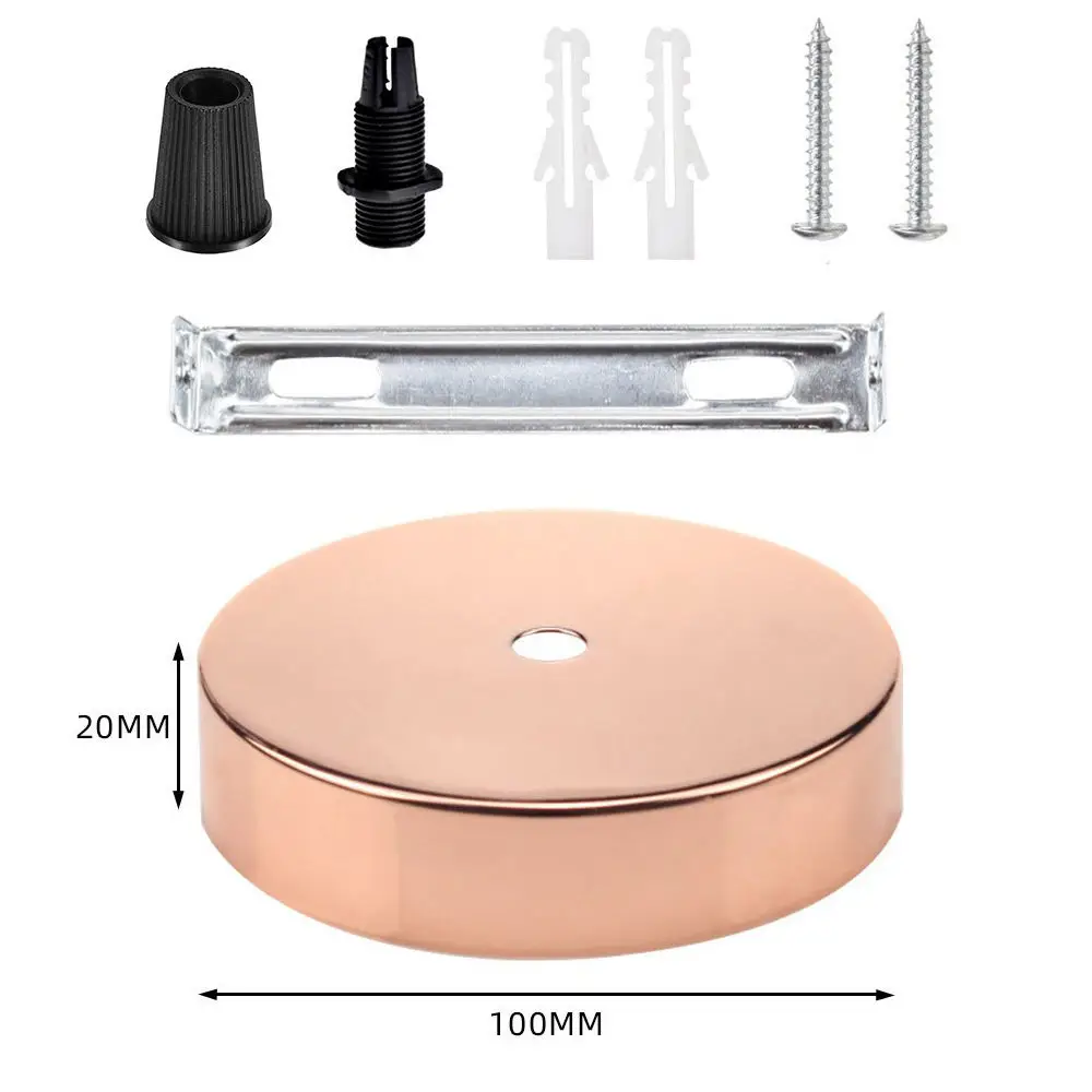 Replacement Ceiling Mount Plate For Pendant Lamp DIY Lighting Hardware Round Canopy Accessory Iron Base Cover
