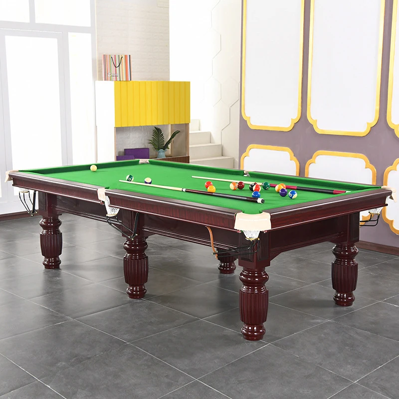 

2026 Factory Direct Commercial Solid Wood Slate Bed 8 Ball Pool Table Professional for Club