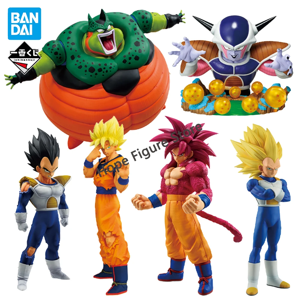 

In Stock Original BANDAI Ichiban Kuji Dragon Ball Omnibus CROSS Son Goku Vegeta Frieza Cell Figure Anime Model Genuine Boxed Toy