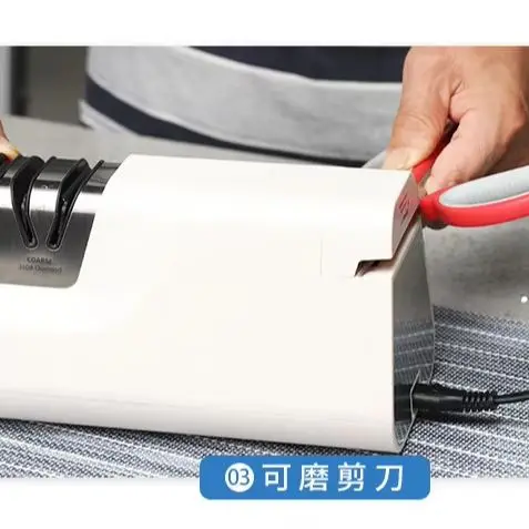 Diamond&Ceramic Electric Knife Sharpener 4Stage Kitchen Sharpening System Suitable For Scissors&Tools Or Multiple Scenarios