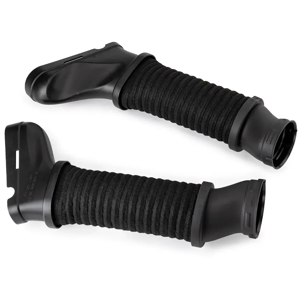 2Pcs 2780905182+2780902082 New Air Cleaner Intake Duct Hose Pair LH and RH For Mercedes-Benz E550 Cls550 E63 AMG 2012-2017