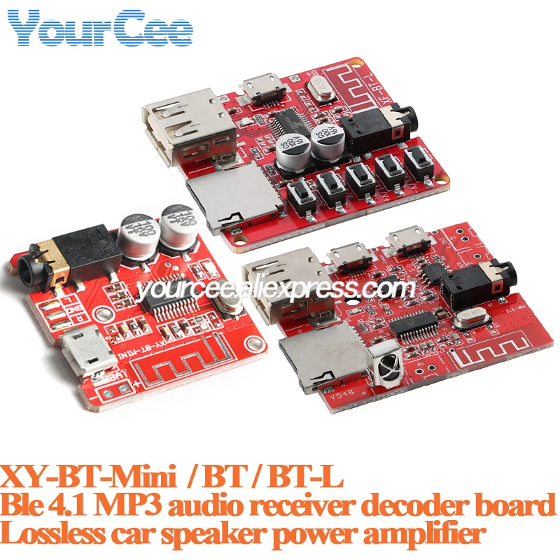 XY-BT-Mini Audio Receiver Board Ble 4.1 MP3 BT BT-L Lossless Decoder Wifi Wireless Stereo Music Module 3.7-5V