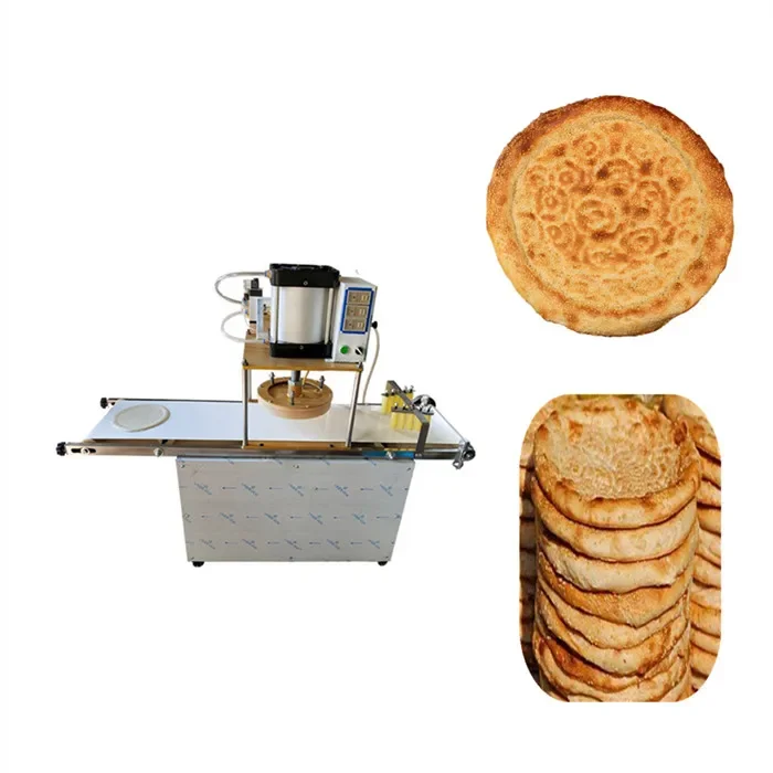 Professional manufacturer Arab flat bread making machine round shape dough bread pressing machine(whatsApp:+86-15639144594)