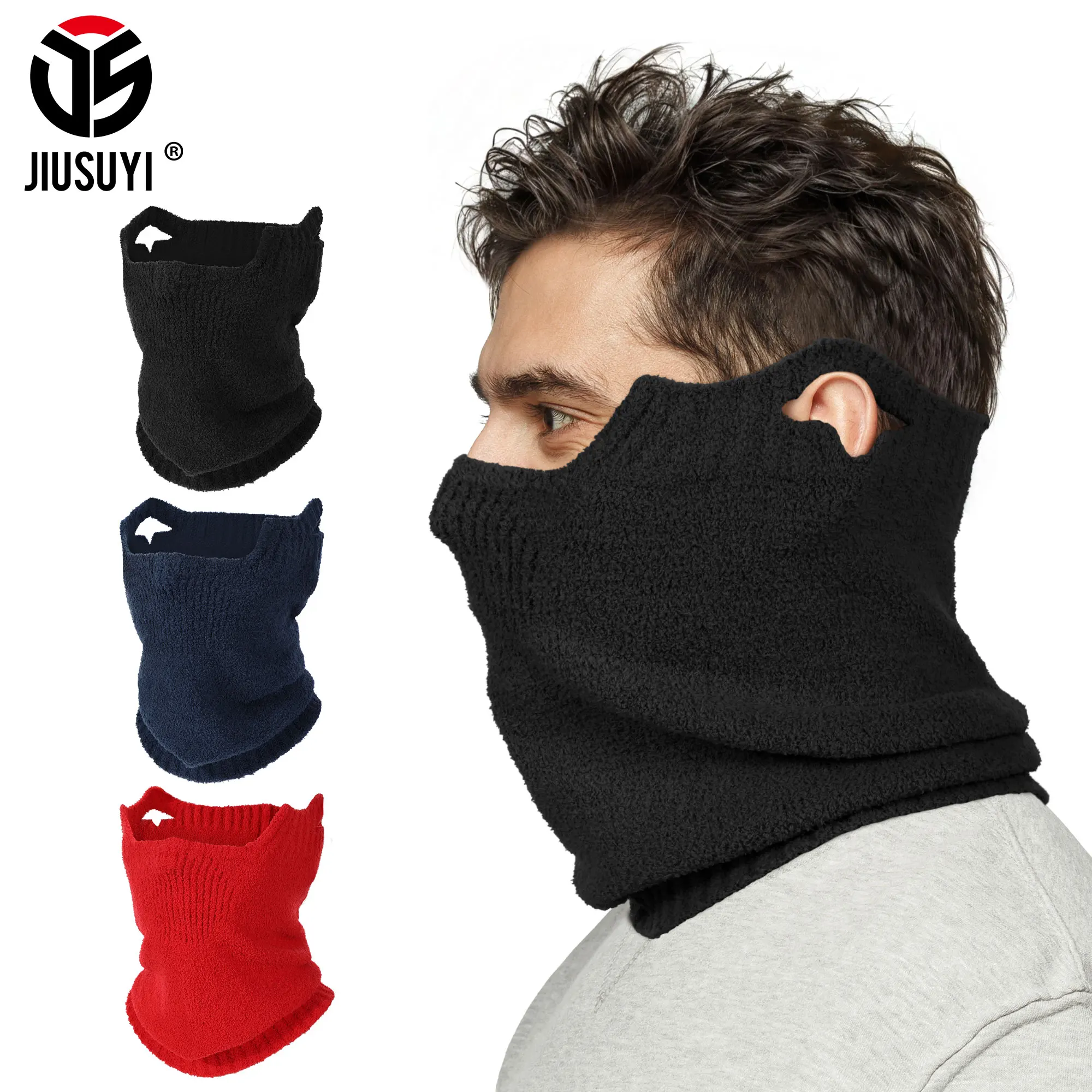 Outdoor Sport Mask Winter Neck Warmer Gaiter Riding Skiing Snowboard Hang Ear Windproof Bandana Men Women Thermal Tube Scarf