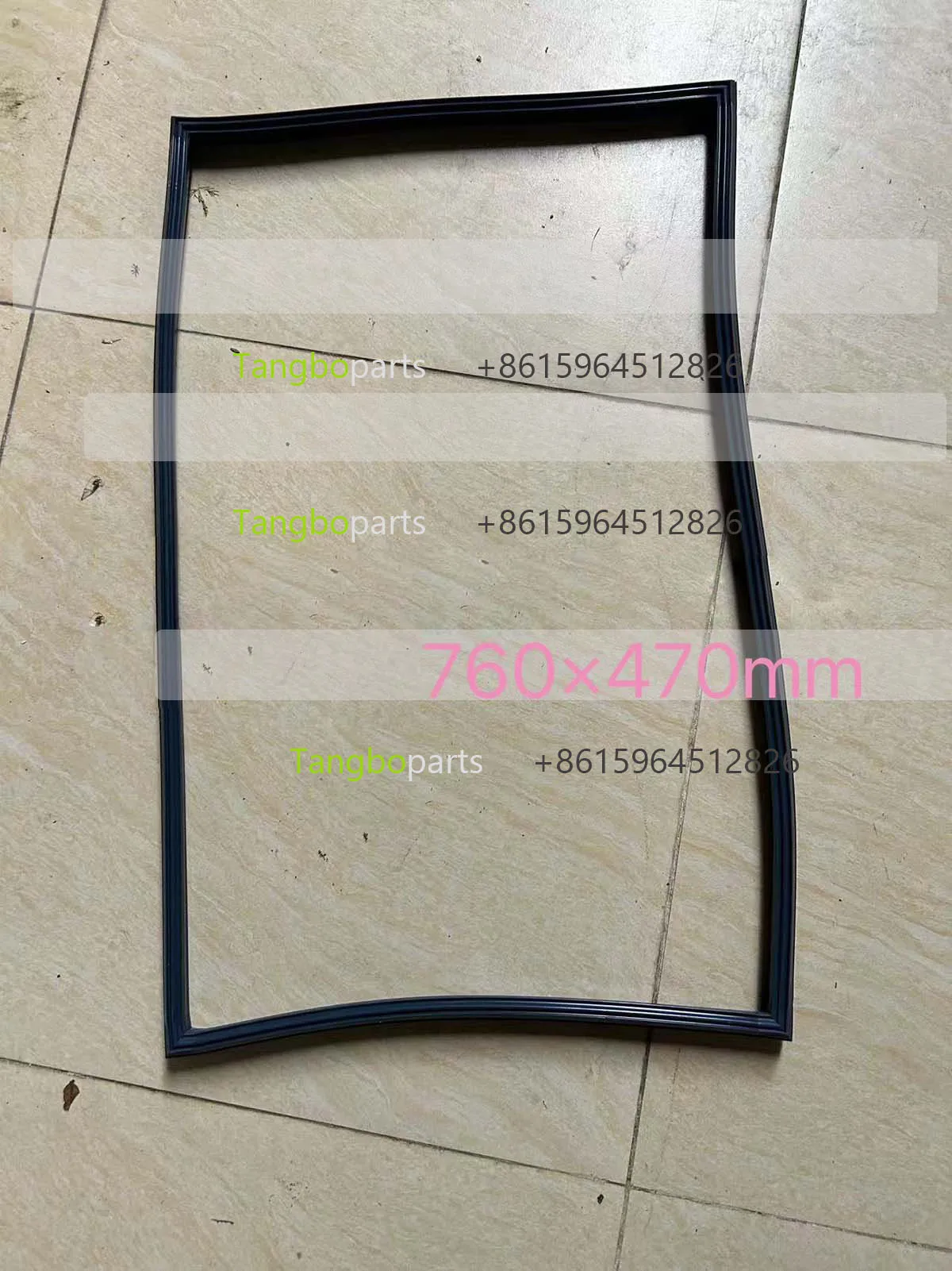 Steam Oven Spare Parts 10-Layer Rubber 760×470mm Door Gasket for Rational SCC101 WE101 ICP101 Multi-functional Steam Oven