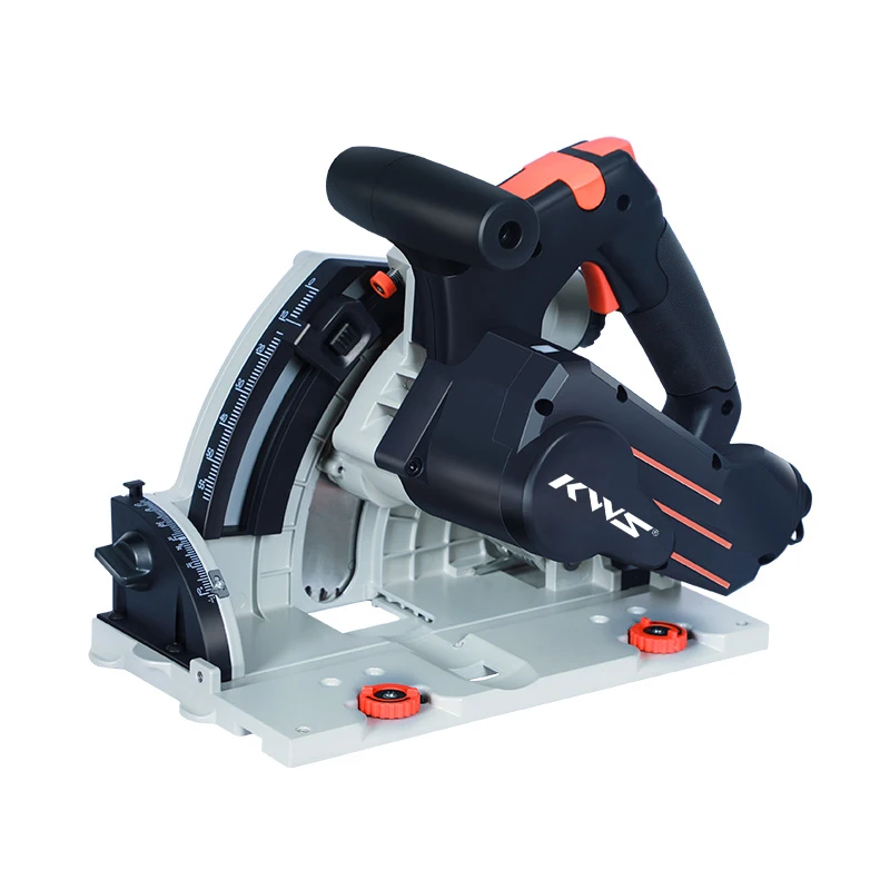 Adjustable Cut Depth Brushless Track Saw Wood Cutting Circular Saw Guide
