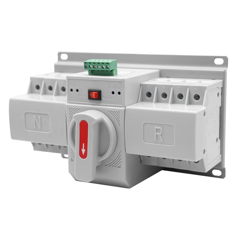 

Automatic transfer switch generator controller single phase 2 phase 2p 63a ac Dual Power changeover Switch ats