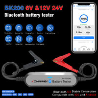 KONNWEI BK100 BK200 Bluetooth 5.0 6V 12V 24V Car Truck Battery Tester Waveform Monitor 100-2000 CCA Charging Cranking Test Tools
