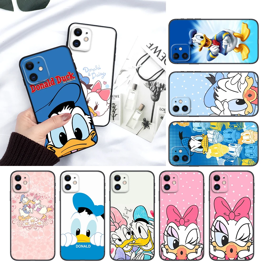 D-donald duck Soft Silicone Case for Redmi 7 7A 8 9A 9 9A 9C 10 9T 10X S2 10A 10C K20 K30 K40 Pro