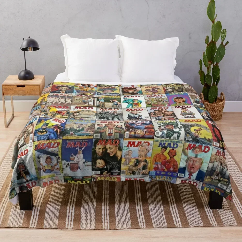 

Mad Magazine Throw Blanket Soft Cozy Blanket for Pet Kids Adults