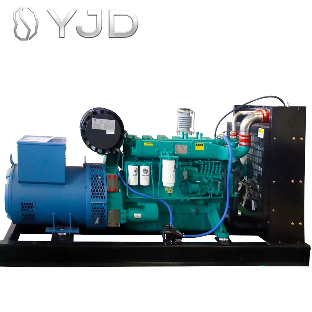 Weichai WP10D200E201 New Type Diesel Generator for AC Power Outages Silent Emergencies 50/60Hz Frequency 220V/110V/380V Options