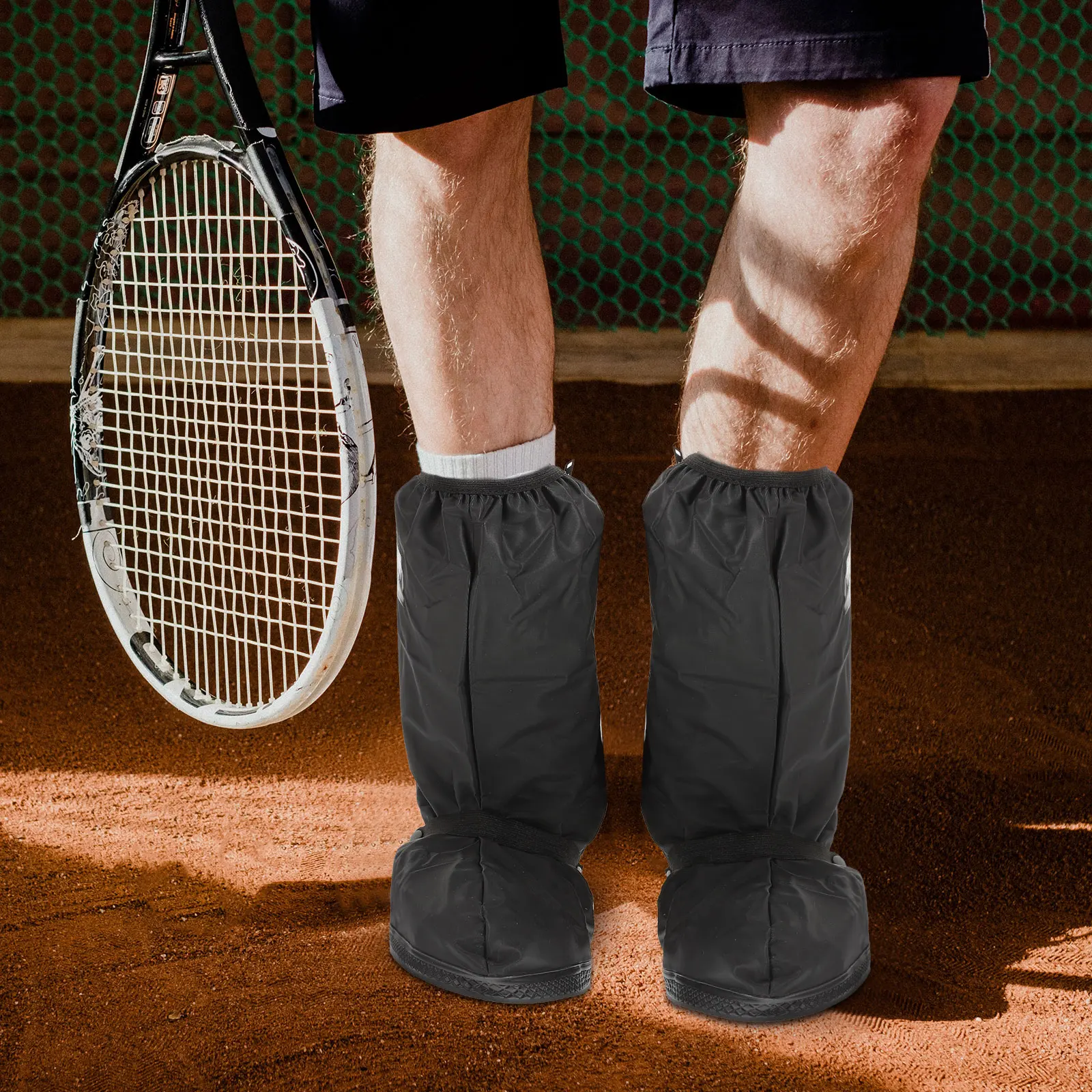

Rain Boot Non-slip Shoe Covers Cycling Tall Barrel Men and Women Anti-slip Rainproof