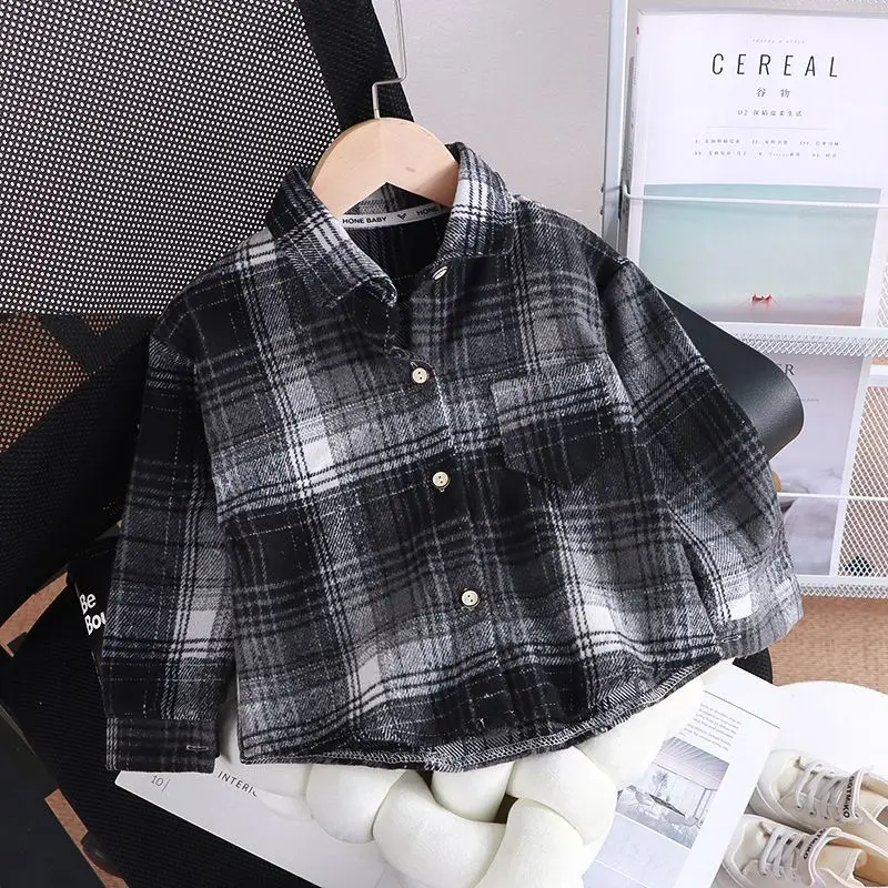 

Girls Baby's Kids Blouse Coat Jacket Outwear 2024 Loose Spring Autumn Shirts Cotton Gift Party Christmas Gift Children's Clothin