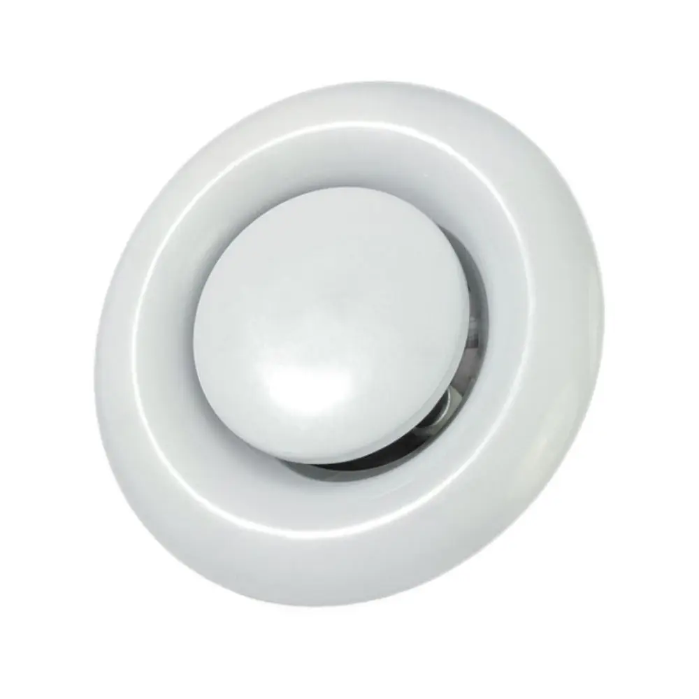 Durable 80-250mm Vent Cover Air Outlet Home Ventilation White Round Diffuser Ducting Adjustable Ventilation Ducting