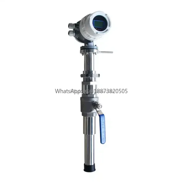 Stainless Steel Variable Area Water Flowmeters Portable Insertion Electromagnetic Flow Meter