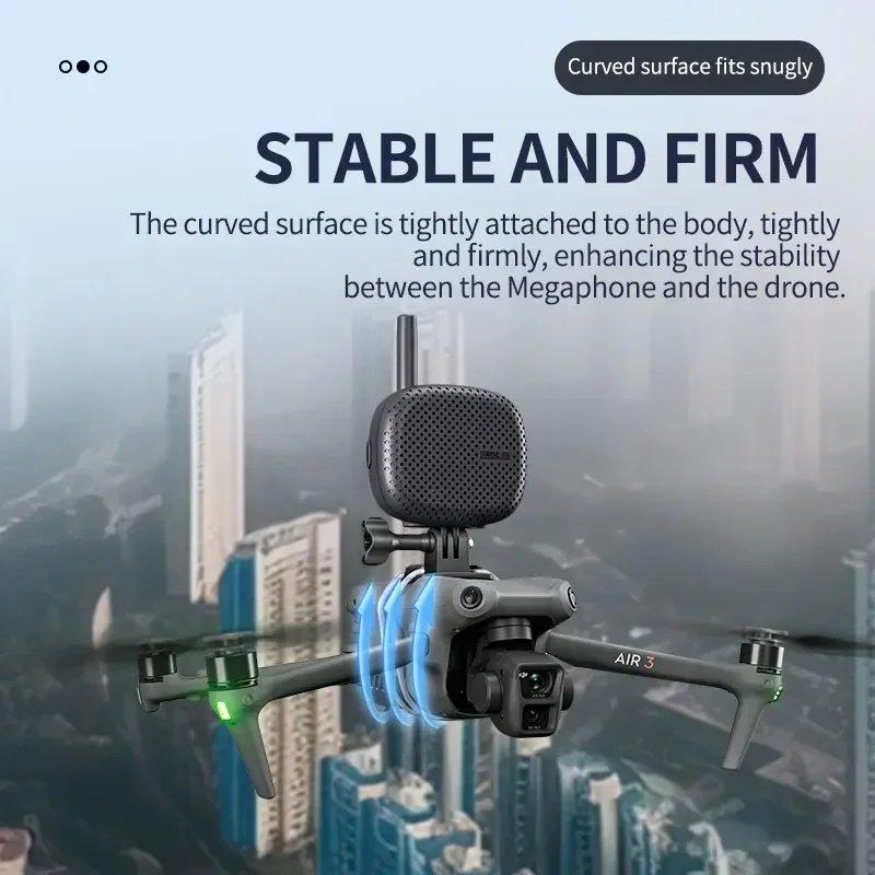 STARTRC Drone Wireless Speaker Megaphone For DJI Mini 4 Pro/Mavic 3/Mini 3 Pro/Air 3S/Air 2S 3000M Distance Remote Loudspeaker