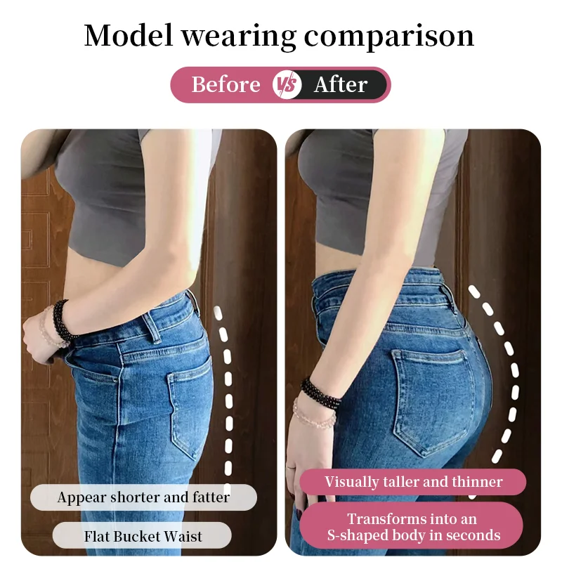 Lervanla Men's Silicone False Vagina Pants Sexy Buttocks 2cm Shemale Cosplay Crossdresser Drag Queen Hip Enhancer Pant 6 Colors