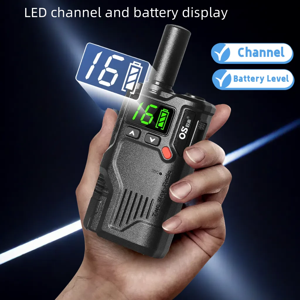 2024 Original nuevo E23 Walkie Talkie UHF 400-470MHz SIN PANTALLA LED barato Radios de jamón bidireccionales transceptor enchufe USB