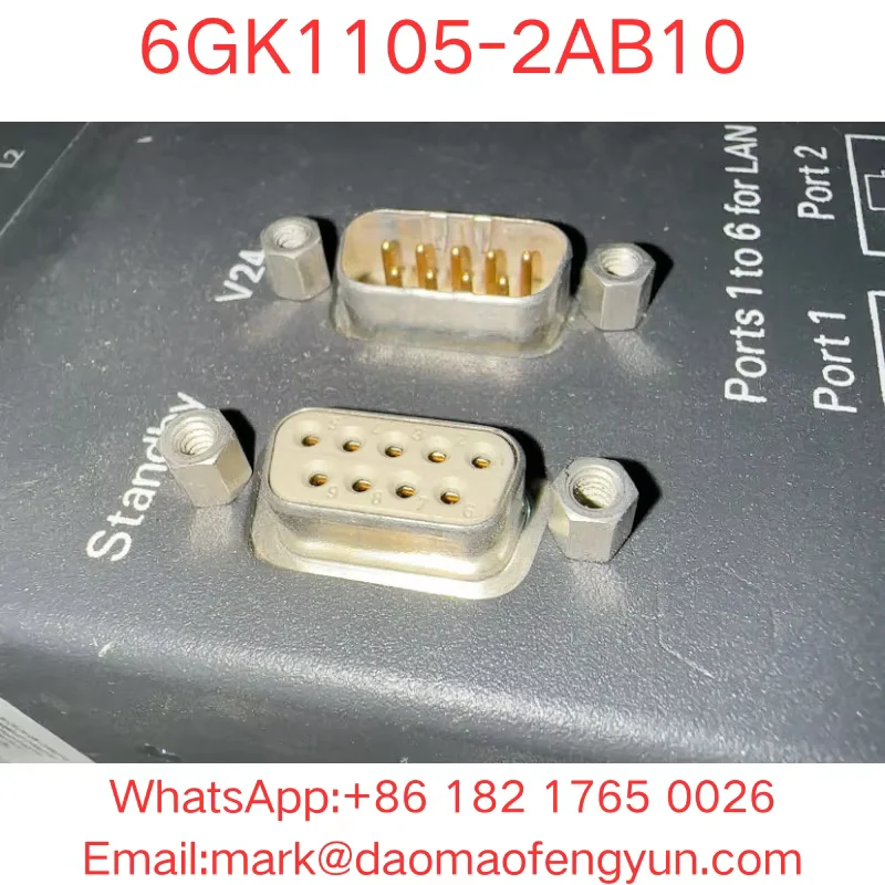 6GK1105-2AB10 Used Tested OK In Good Condition OSM TP62 Optical Switch Module with two FOC,