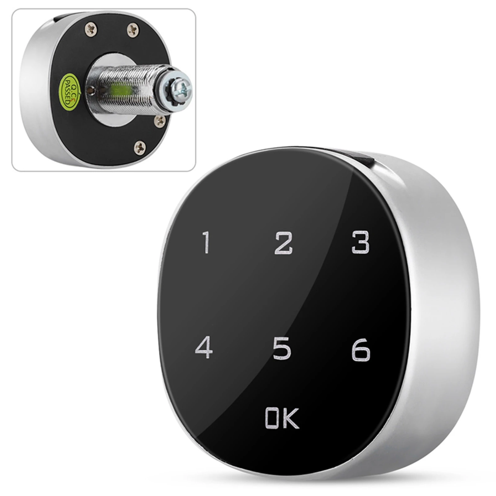 شاشة لمس عالمية، كلمة مرور إلكترونية رقمية، قفل مجمع آمن من سبائك الزنك لدرج ساونا لملف صندوق البريد في الخزانة