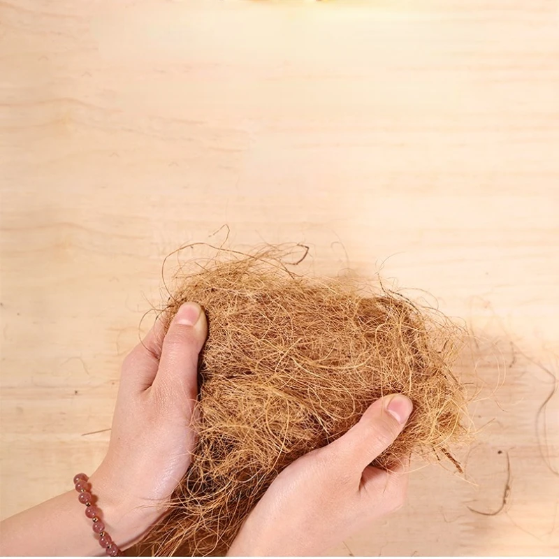 100/200g Coconut Fiber Nesting Material Nest / Fibre Aviary Birds Canaries Finches Nest Filled Grass Bird Cage Accessories