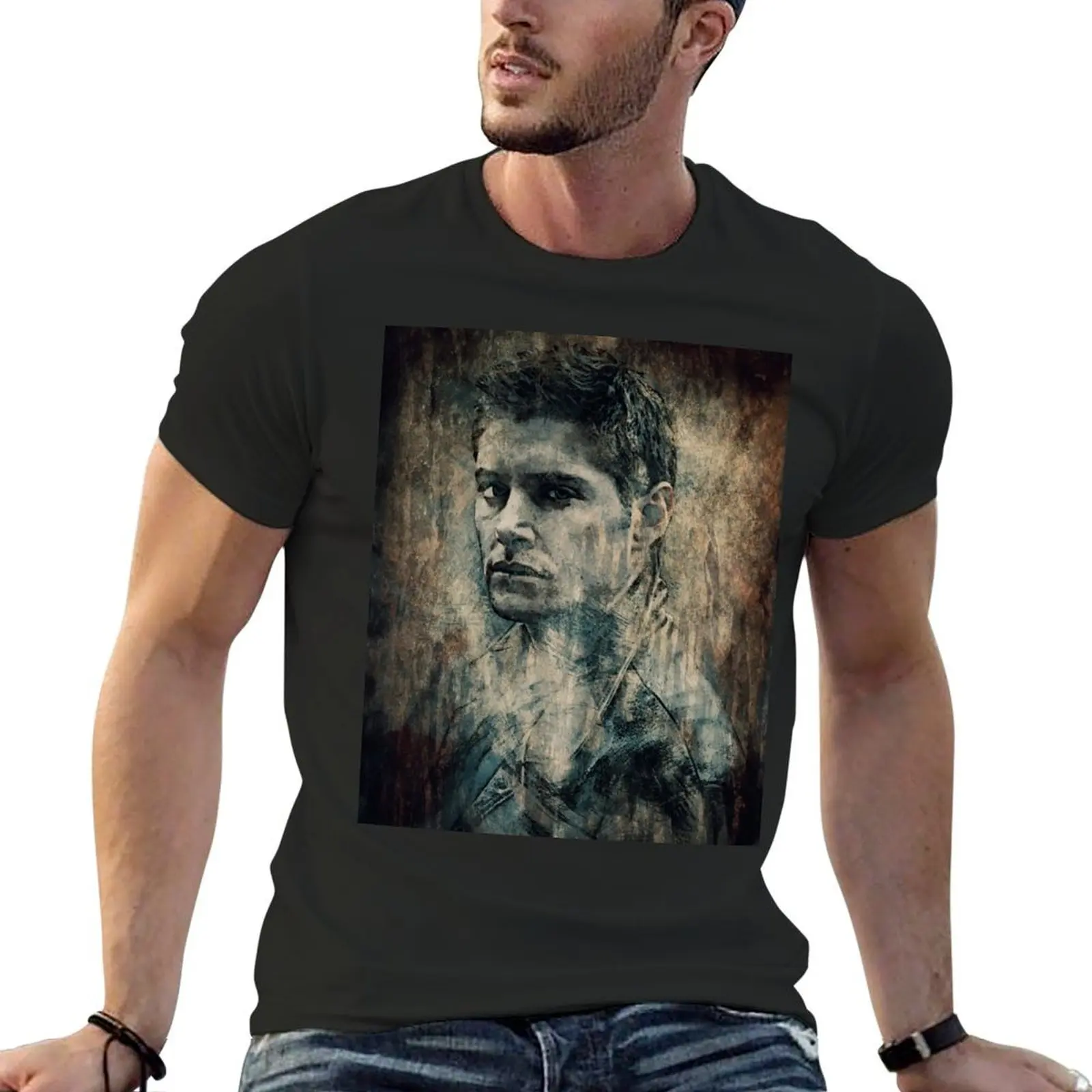 

Dean Winchester T-Shirt anime tshirt anime stuff fitted t shirts for men