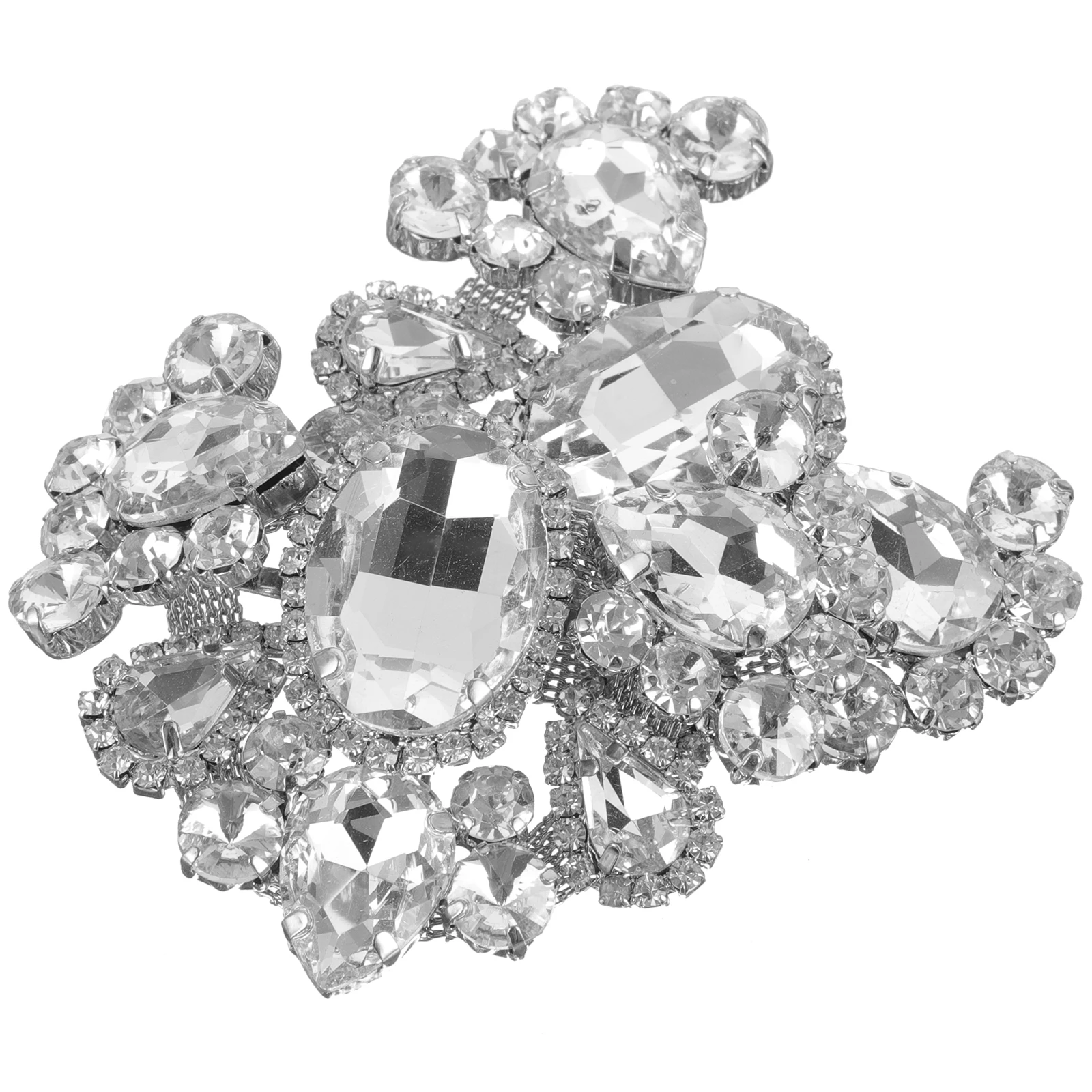 

White Rhinestone Butterfly Shoe Clips Small Light Decor Bridal Wedding Engagement Accessories Shoe Applique Storage