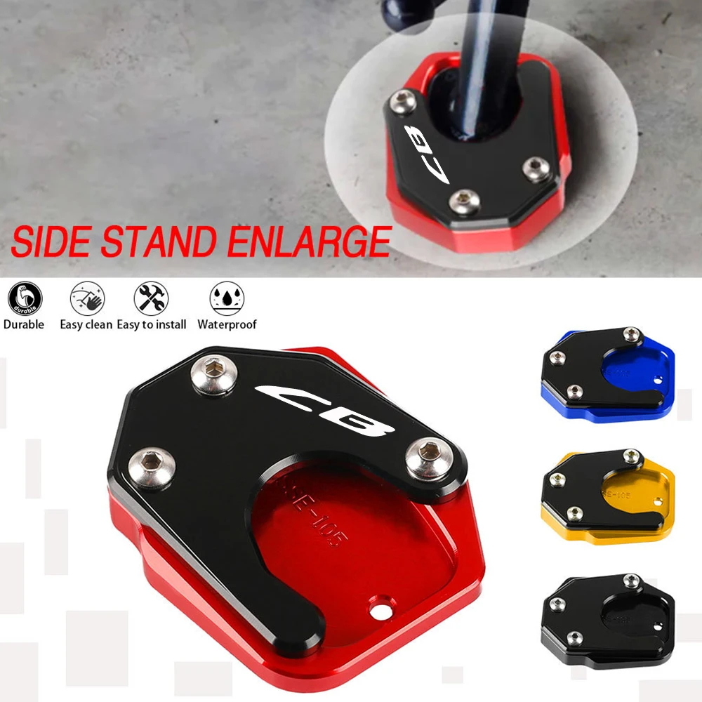 2023 2024 For Honda CB125R CB300F CB300R CB400 CB400X CB500F CB500X CB650R CB Motorcycle Side Stand Enlarge Kickstand Foot Pad