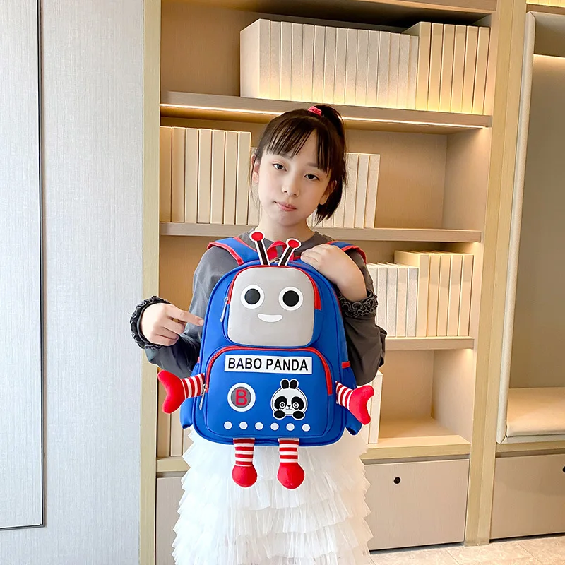 

Рюкзак с рисунком робота, креативный детский рюкзак для мальчика, школьные сумки большой вместимости, классные сумки для девочек, дизайнерская сумка, дорожная сумка 백팩