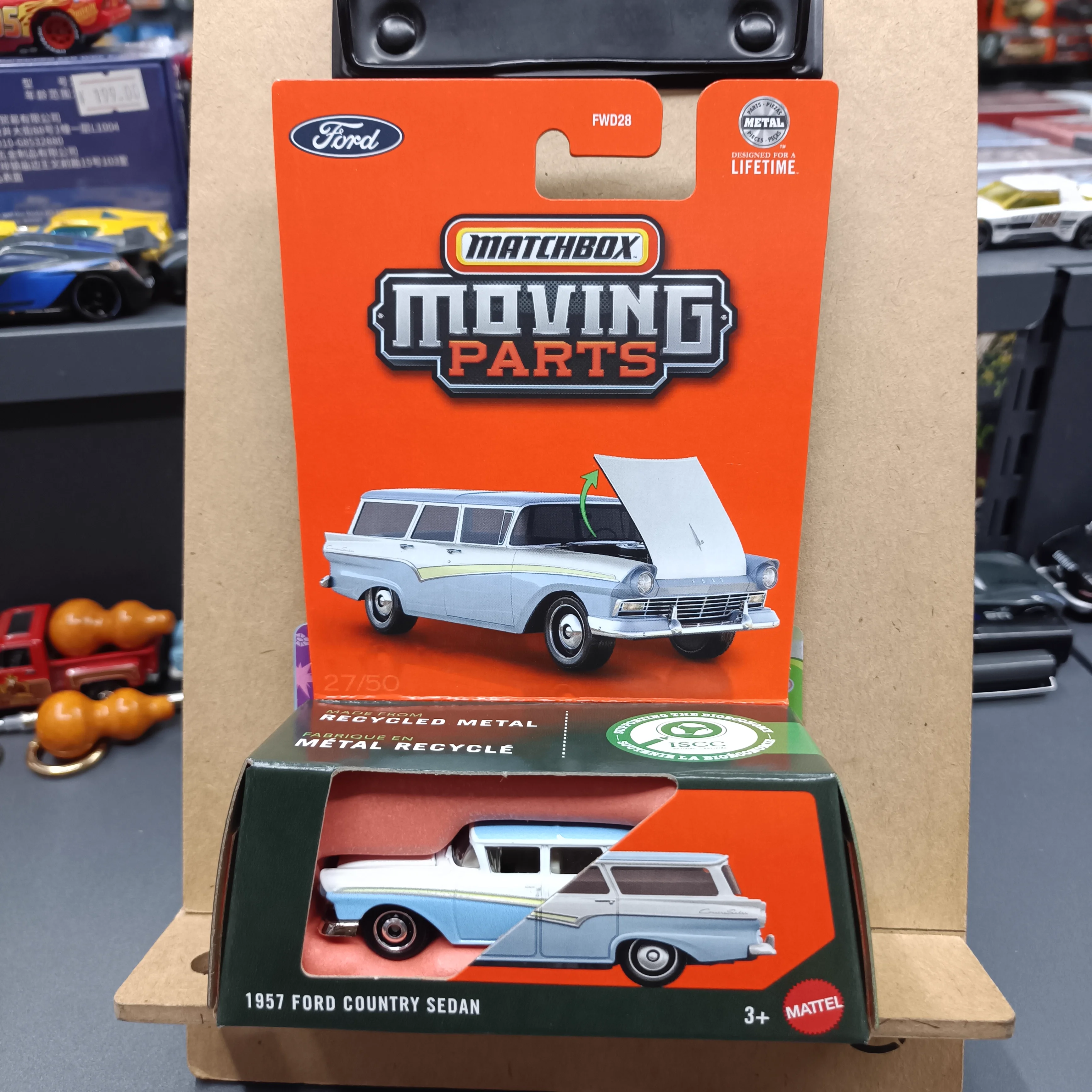 Hot Sale Mattel Matchbox Moving Parts Fwd28 1962 Ford Anglia Lamborghini Centenario Tesla 1/64 Diecast Car Model Collection Gift