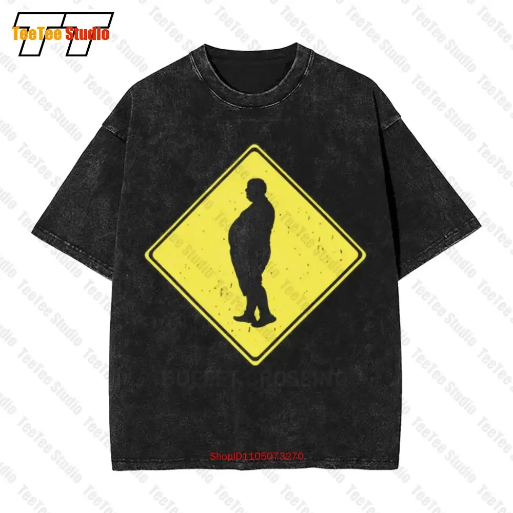 Buffet Crossing Sign Vintage Oversized T-Shirt BYPR