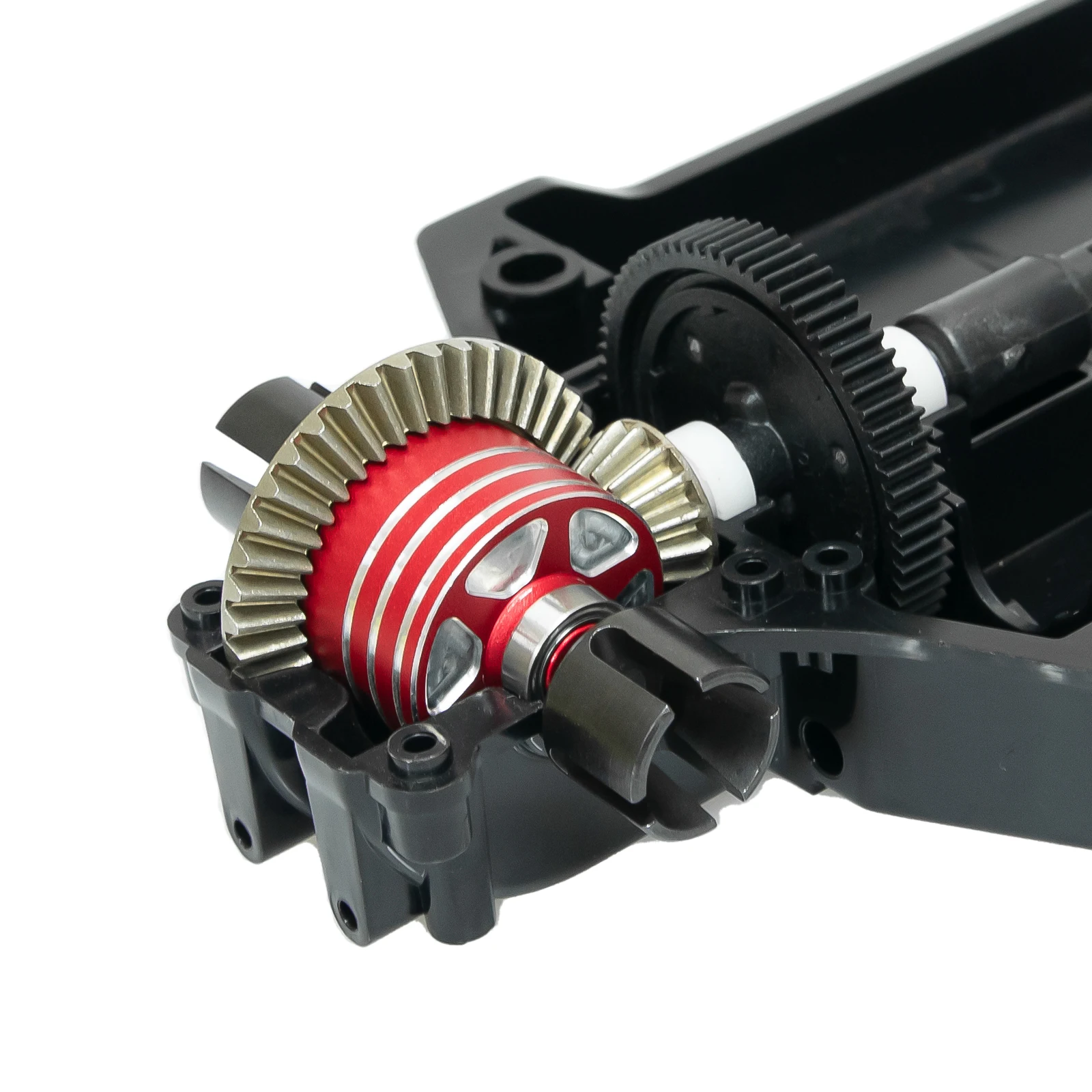 HFLRC Metal Gear Diff Unit with Outdrive Cups 39T Ring Bearing Installed for Tamiya TT02 XV02 MB01 BT01 XM01 RC Car
