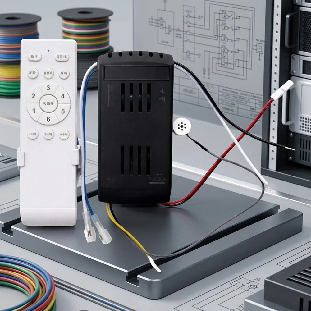 6 Remote Control for Ceiling Fans DC Motor Only 24V Low Voltage System Light Control Function Long Range Signal