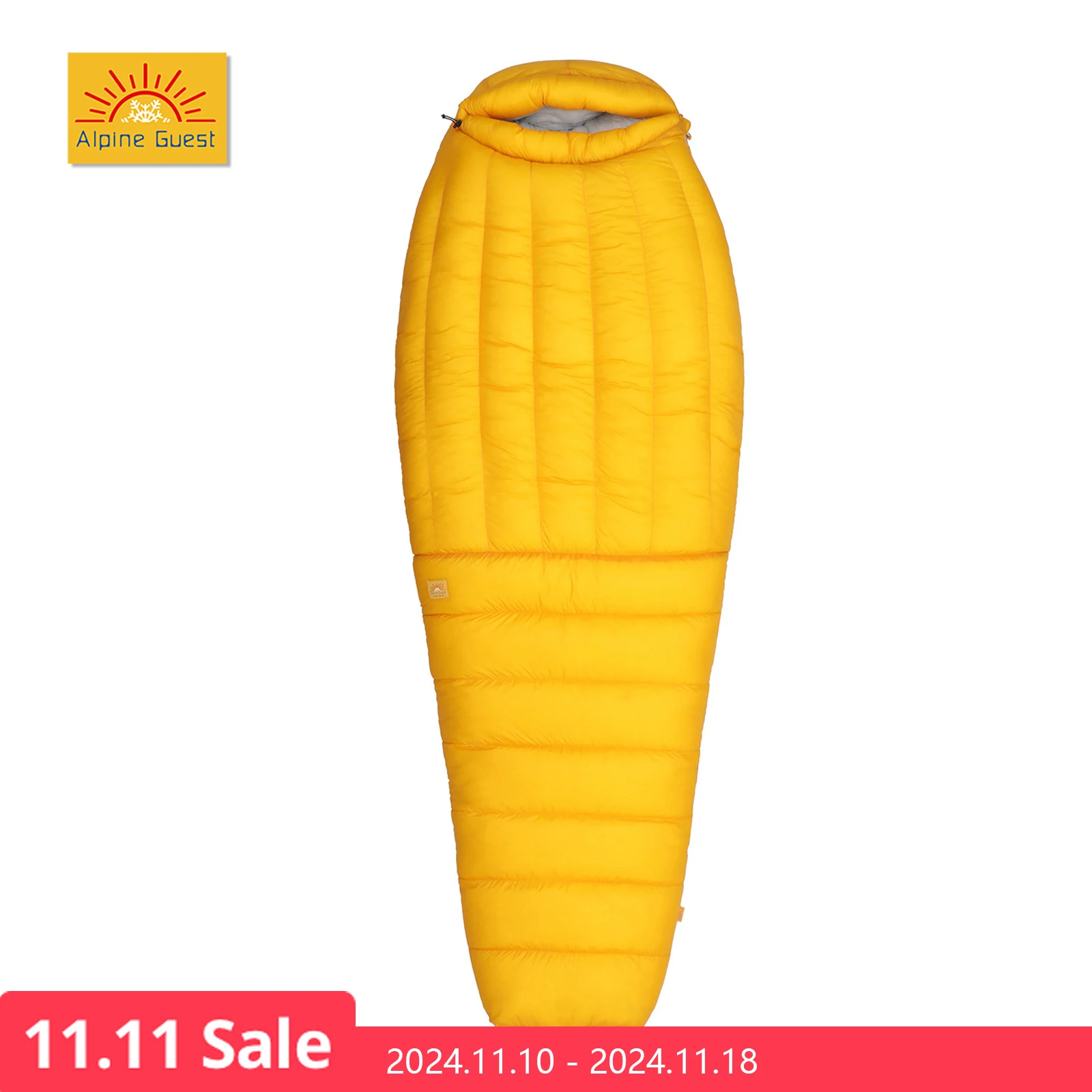 10D/7D 800FP Lightweight Down Sleeping Bag Ultralight Winter Camping Sleeping Bag for Backpacking