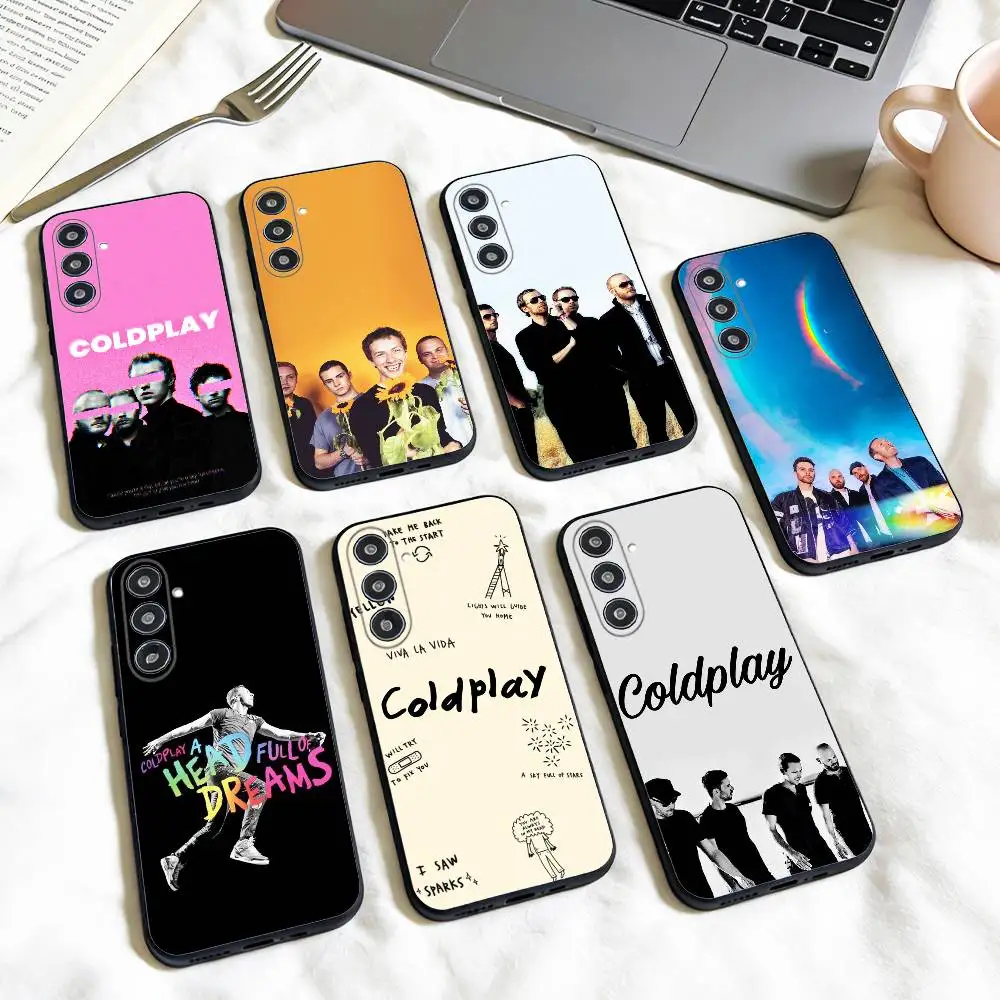 Alternative rock Coldplay   phone Case For Samsung Galaxy A73,A72,A71,A70,A53,A52,A51,Others Soft Black Shell