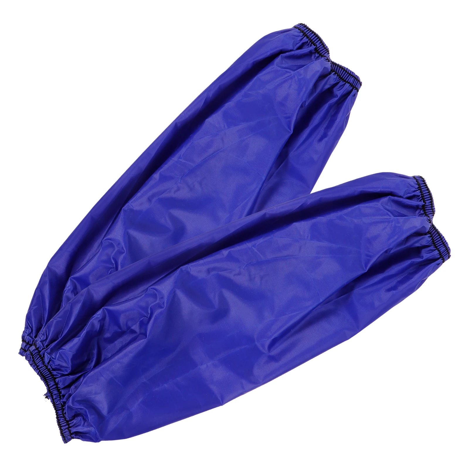 

1 Pair Pvc Waterproof Oilproof Arm Sleeves For Cleaning Kitchen Tools Blue Lightweight Elastic Design Easy Wear