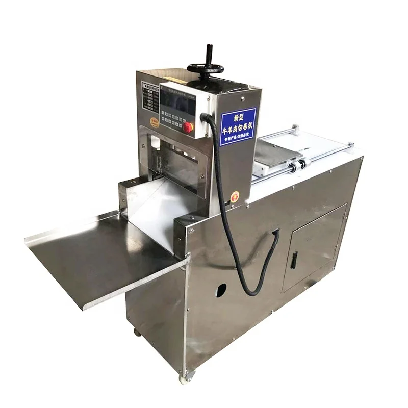 Meat processing plants and frozen meat cutters Stainless steel beef slicers