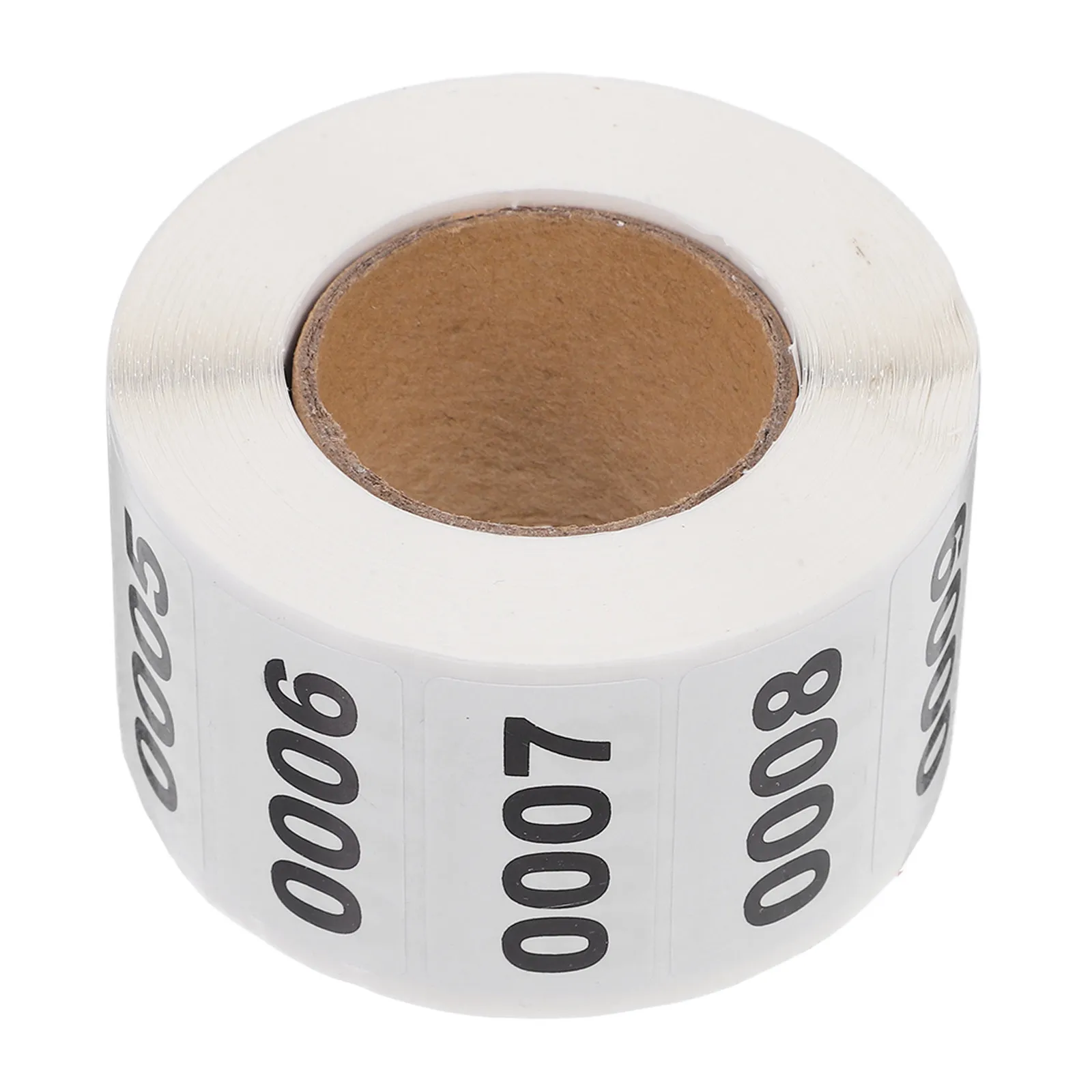 

Rectangular Number Stickers 0001 to 1000 Self-Adhesive Label Roll Multi-Use for Office Warehouse Garage Inventory Classification