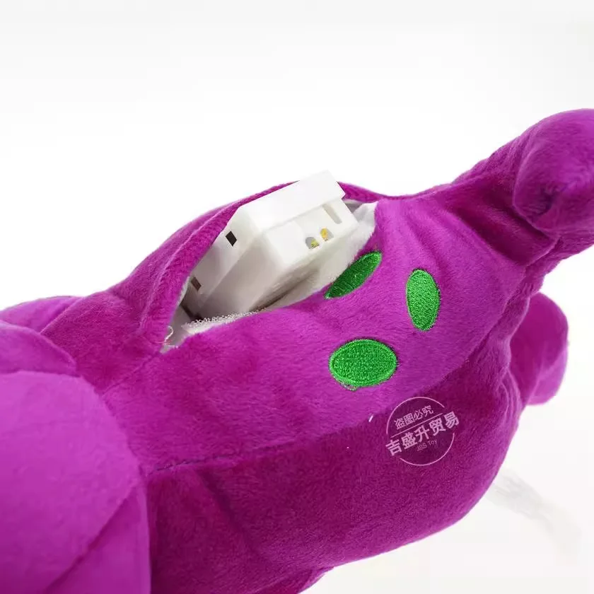 30 سنتيمتر أنيمي بارني ألعاب من نسيج مخملي الغناء أصدقاء ديناصور بارني أحبك دمية لعبة هدية الكريسماس للأطفال #4