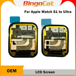 ORI Do Apple Watch Series 5 6 7 8 9 8U SE 2ND 2022 40 mm 45 mm Wyświetlacz LCD z ekranem dotykowym Wymiana zespołu Digitizer