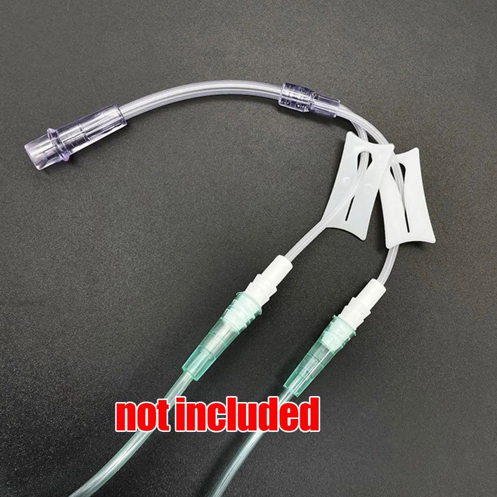 Disposable oxygen tube Three-way nasal cannula Tee connector oxygen concentrator accessories Three people inhale oxygen
